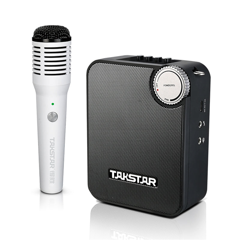 TAKSTAR ポータブル Bluetooth 拡声器 スピーカー ハンドマイク付 e500w