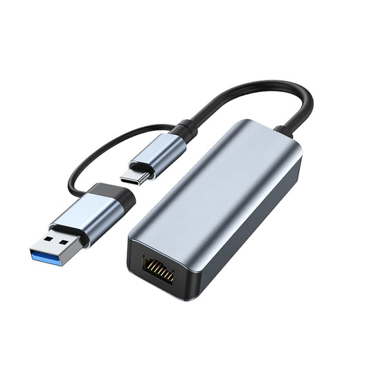 USB C/A両対応 有線LANアダプター 1Gbps byl2207
