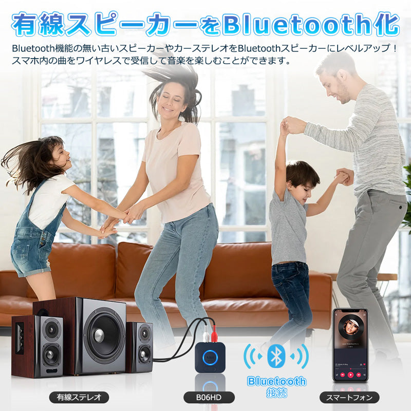 1Mii  bluetooth オーディオレシーバー b06hd