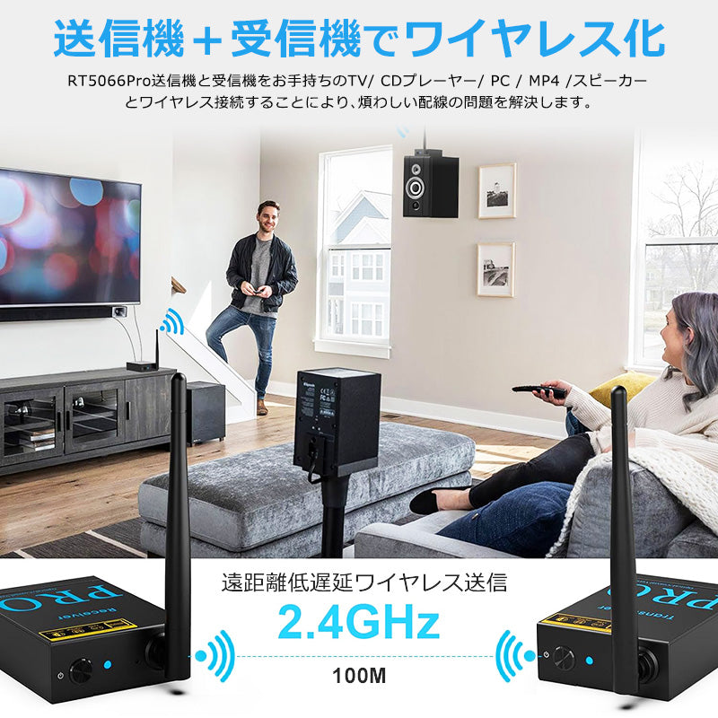 1Mii bluetooth トランスミッター&レシーバー rt5066pro