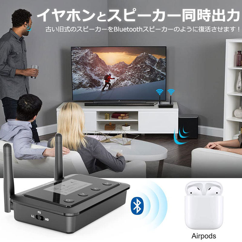 1Mii Bluetooth ディスプレイ搭載 送受信機 b03plus