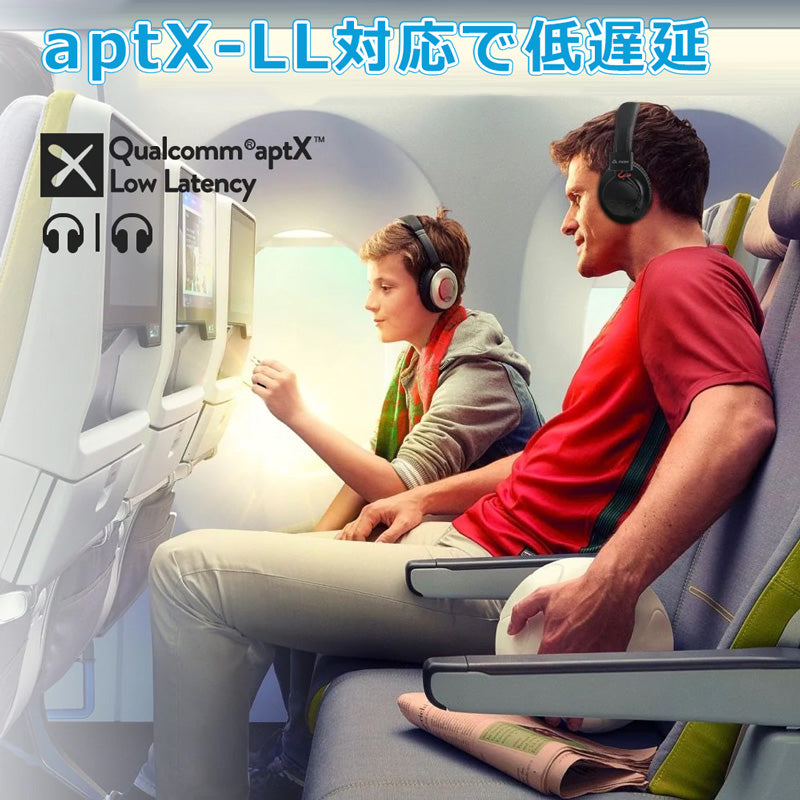 1Mii 飛行機用 Bluetooth ワイヤレス オーディオ トランスミッター b05