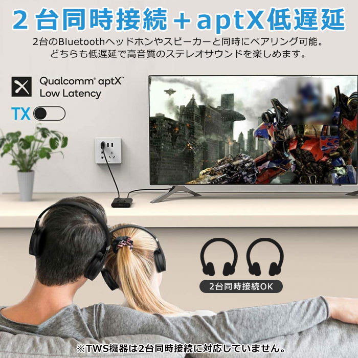 1Mii Bluetooth 5.0 ワイヤレス オーディオ 送受信機 ml300