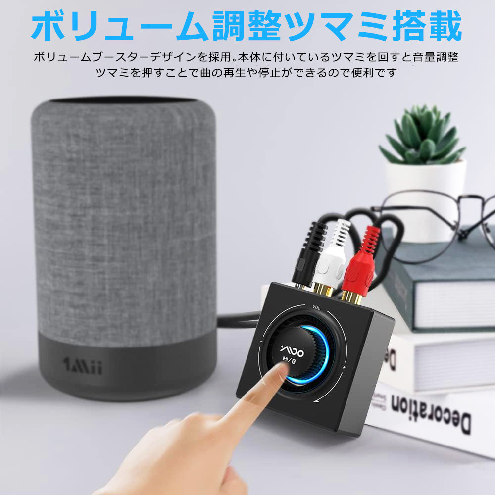 1Mii  LDAC対応 bluetooth5.3 ハイレゾオーディオレシーバー b06t3