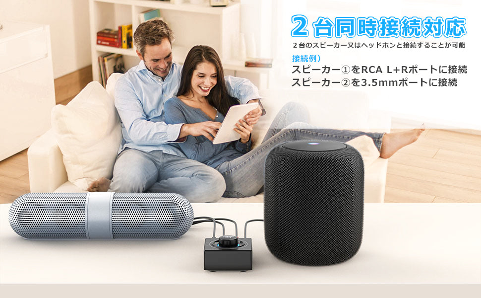 1Mii  LDAC対応 bluetooth5.3 ハイレゾオーディオレシーバー b06t3