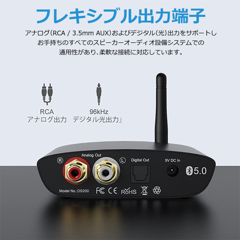 1Mii  bluetooth オーディオレシーバー ds200pro