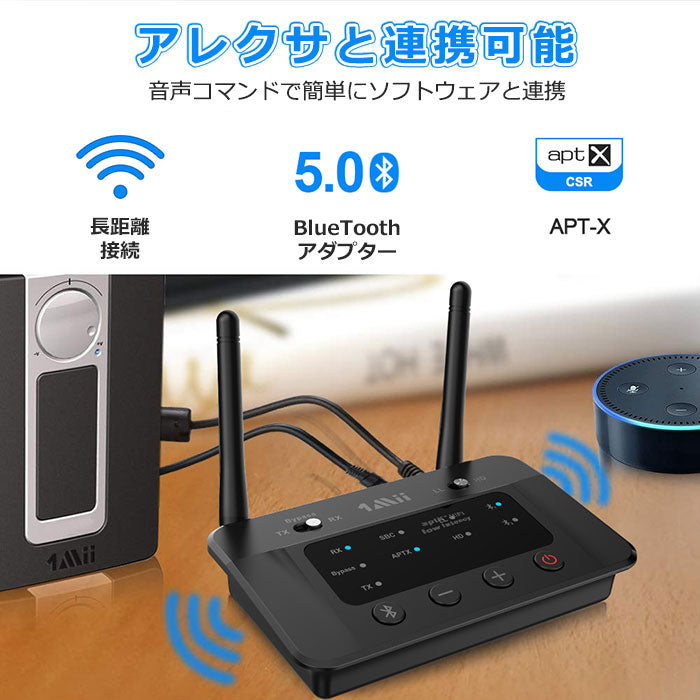 1Mii Bluetooth5.0 低遅延 送受信機 b03