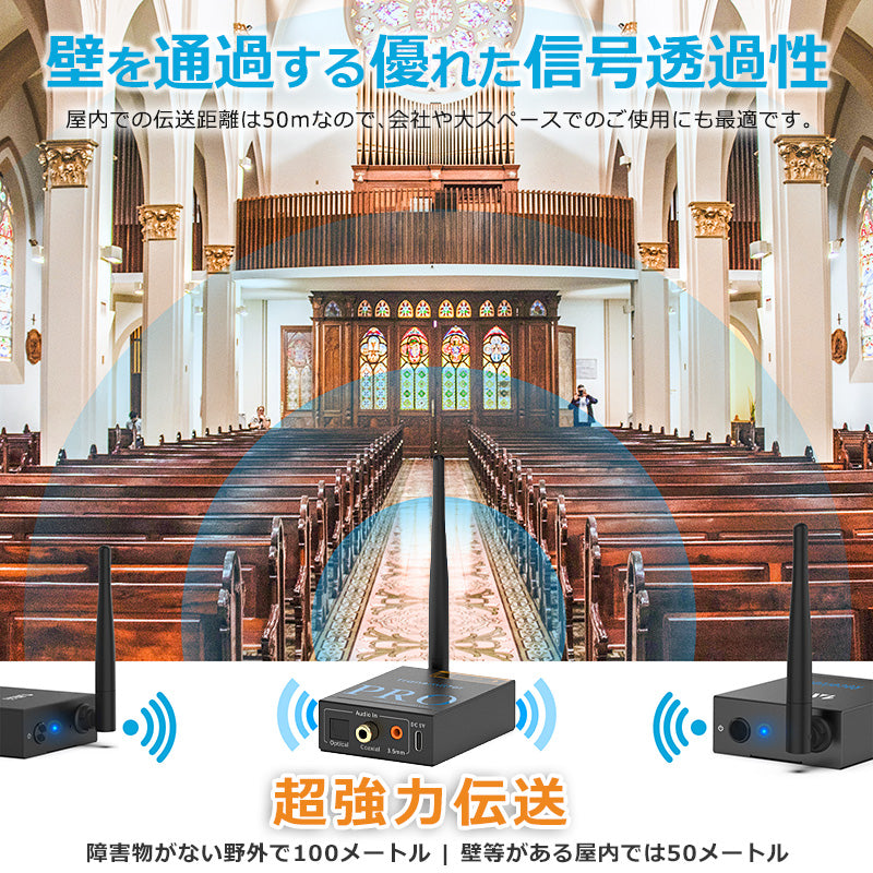 1Mii bluetooth トランスミッター&レシーバー2台 rt5066prom