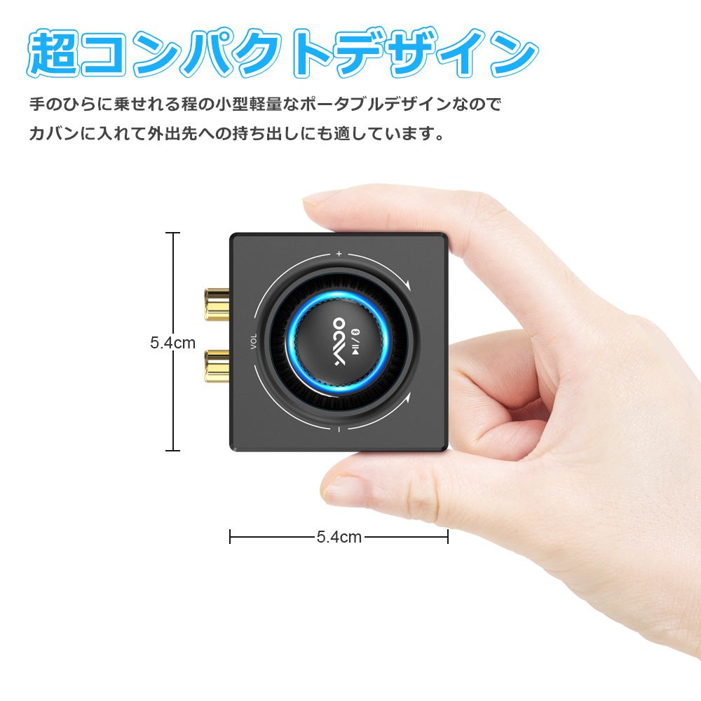 1Mii  LDAC対応 bluetooth5.3 ハイレゾオーディオレシーバー b06t3