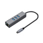 4in1 USB Type-C ハブ 1Gbps LAN SB3.0 idc2lan3a