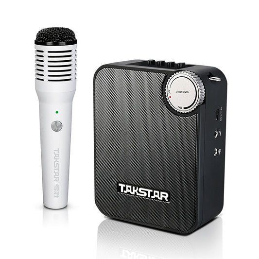 TAKSTAR ポータブル Bluetooth 拡声器 スピーカー ハンドマイク付 e500w
