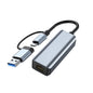 USB C/A両対応 有線LANアダプター 1Gbps byl2207