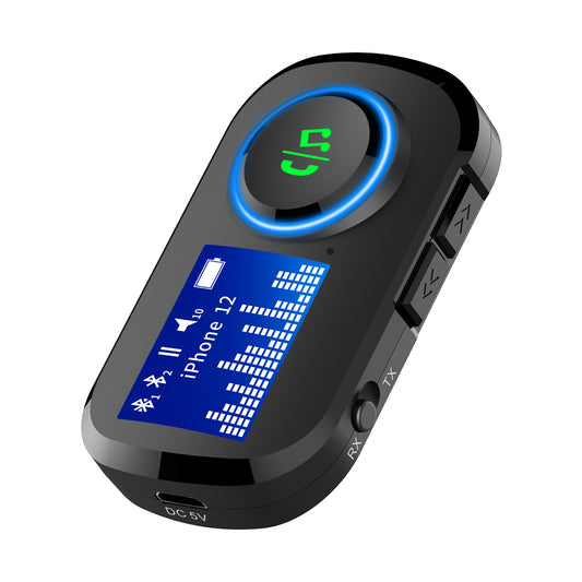 1Mii ディスプレイ搭載 Bluetooth ワイヤレス オーディオ 送受信機 br05