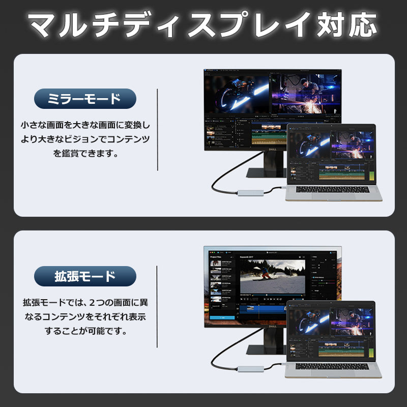 6in1 USB Type-Cハブ 4K HDMI USB3.0 PD対応 LAN ポート byl2007u3