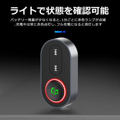 1Mii 車用 Bluetooth5.1 ワイヤレス オーディオ レシーバー br10