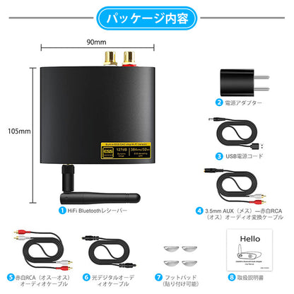 1Mii  bluetooth オーディオレシーバー ds200pro