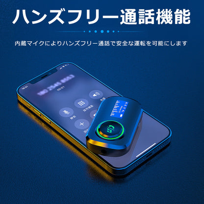 1Mii ディスプレイ搭載 Bluetooth ワイヤレス オーディオ 送受信機 br05