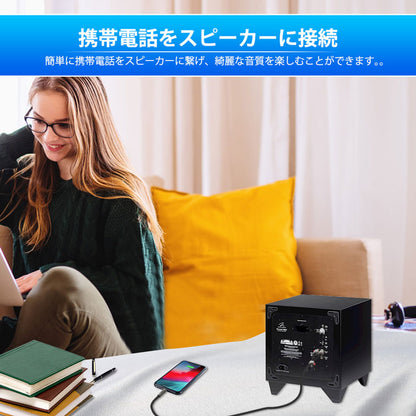 1Mii 3.5mm ステレオミニプラグ to 2RCAオーディオケーブル cb103