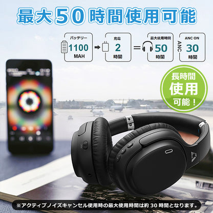 ankbit Bluetooth5.0 ワイヤレス ヘッドホン e600pro