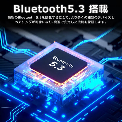 bluetooth5.3 オープンイヤーOWSワイヤレスイヤホン idv1