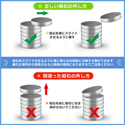IDETOR製 超強力丸型ネオジム磁石 マグネット 50個セット j001