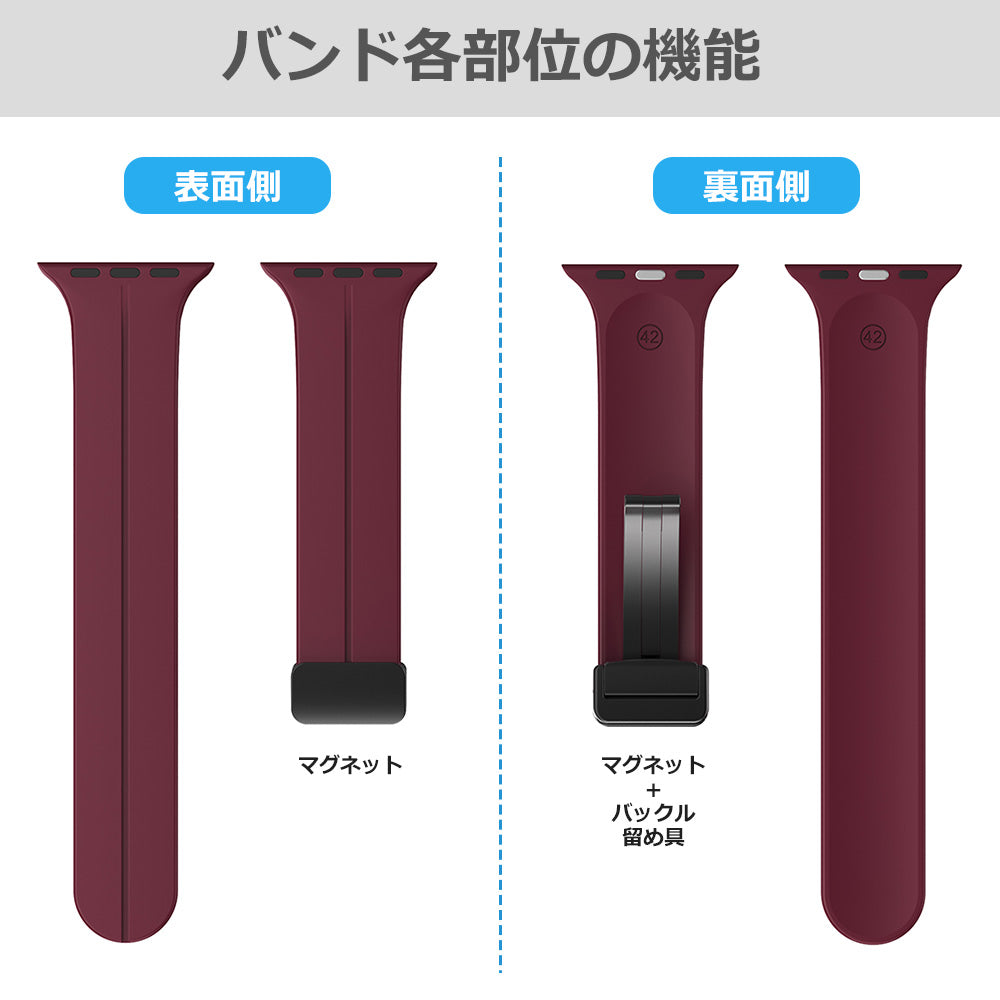 Apple Watch用マグネット式 バンド awband