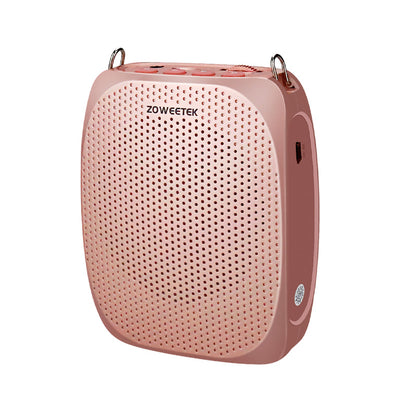 ZOWEETEKハンズフリー ポータブルワイヤレス拡声器スピーカー マイク付 zw-s615