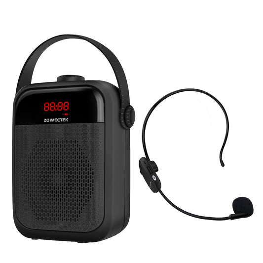 ZOWEETEKハンズフリー Bluetooth ポータブル 多機能 拡声器スピーカー マイク付 zw-h6