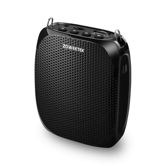 ZOWEETEKハンズフリー ポータブルワイヤレス拡声器スピーカー マイク付 zw-s615